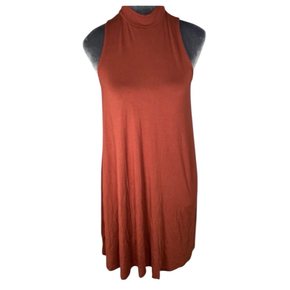 Silence + Noise Red-Brown Sleeveless Dress XS